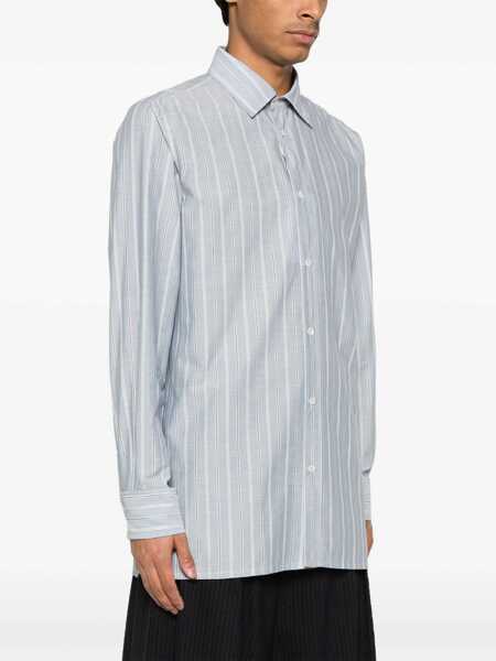 Camasi casual Maison Margiela Striped Shirt AZURE Barbati (BM 17920204) 3