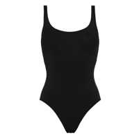 Costume de baie 'Asia' Black One-Piece Swimsuit With Back Neckline In Tech Fabric Woman Femei
