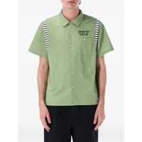 Camasi Brain Dead Cobra Flocked Bowling Shirt Barbati