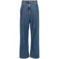Blugi Valentino Garavani Blue Cotton Denim Jeans Femei