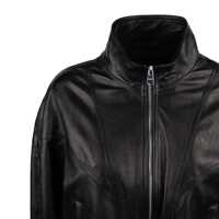 Imbracaminte Dama pagina 587 - Bomber jacket Dondup Dondup Black Slim Nappa Leather Bomber Jacket Black Femei (BM 17921706) - B-mall.ro