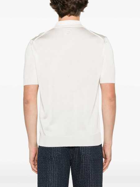 Tricouri Polo Fendi Fendi Polo WHITE Barbati (BM 17921802) 3