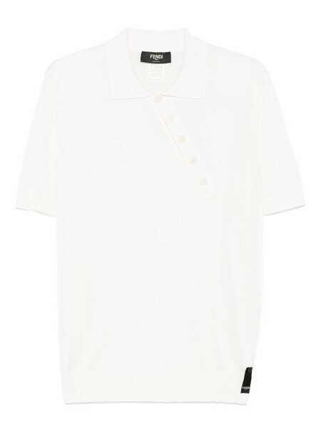 Tricouri Polo Fendi Fendi Polo WHITE Barbati (BM 17921802) 1