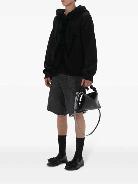 Bluze de trening JW Anderson JW Anderson Anchor Jwa Hoodie Black Barbati (BM 17921973) 2