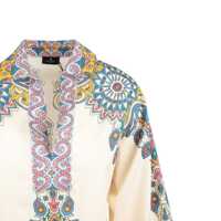 Imbracaminte ETRO Dama - Rochii ETRO Etro Ivory Cotton Kaftan Dress With Multicolored Paisley Pattern WHITE Femei (BM 17922276) - B-mall.ro
