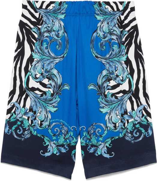 Pantaloni scurti Versace Jeans Couture Viscose Shorts BLUE Barbati (BM 17922331) 2