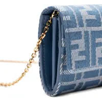 Portofele Fendi Dama - Portofele Fendi Continental Ff Diamond Wallet BLUE Femei (BM 17922442) - B-mall.ro