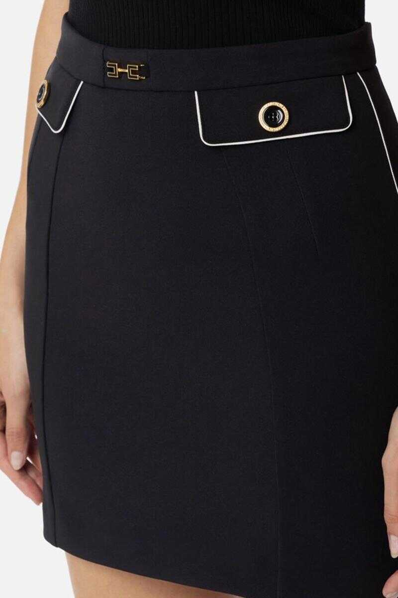 Fuste Elisabetta Franchi Elisabetta Franchi Skirts Black Femei (BM 17923443) 3