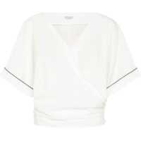 Bluze Buckle-knotted waist Blouse Femei