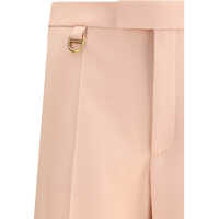 Pantaloni casual Chloe Dama - Pantaloni casual Chloe Virgin wool Pants CLAY PINK Femei (BM 17925499) - B-mall.ro