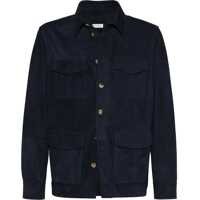 Geci de piele Suede leather shirt Jacket Barbati