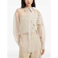 Camasi casual Brunello Cucinelli Dama - Camasi casual Brunello Cucinelli Silk Shirt TALCO Femei (BM 17926102) - B-mall.ro