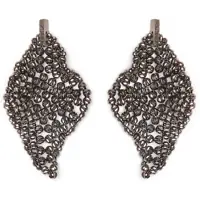 Cercei Faceted silver Earrings Femei