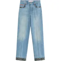 Blugi Jeans with floral details Femei