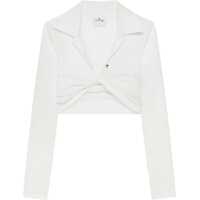 Tricouri Polo Courrèges Polo with twisted detail Femei