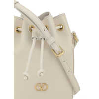 Portofele Dama - Portofele Valentino Garavani Mini Vlogo Drawstring Bucket Bag LIGHT IVORY Femei (BM 17926546) - B-mall.ro