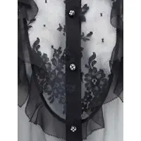 Camasi Dama - Camasi casual Valentino Garavani Chiffon Shirt NERO Femei (BM 17926597) - B-mall.ro