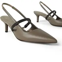 Pantofi cu toc Dama - Pantofi cu toc Brunello Cucinelli Leather Pumps ICE Femei (BM 17926744) - B-mall.ro