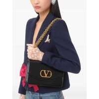 Sacouri Dama - Sacouri Valentino Garavani Single-breasted Blazer with bow PROVENCE BLUE Femei (BM 17926747) - B-mall.ro