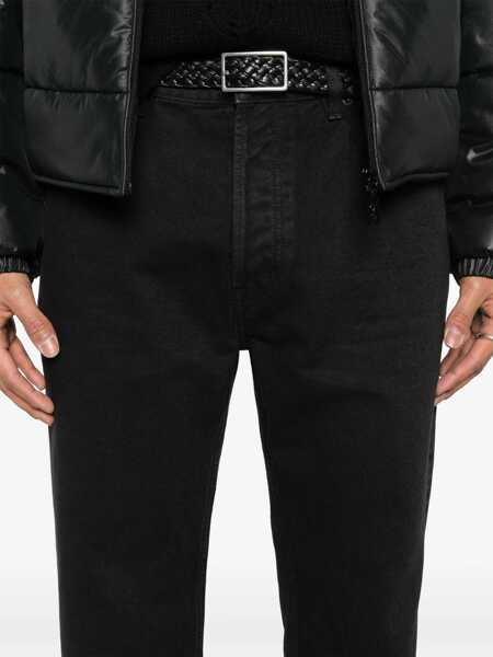 Pantaloni casual Saint Laurent Long Mick Jeans MIDNIGHT BLACK Barbati (BM 17926756) 5