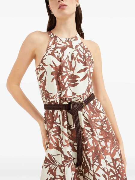 Curele Brunello Cucinelli Braided stretch leather Belt MIELE Femei (BM 17926786) 3