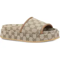 Sandale GG pattern platform Sandals Femei