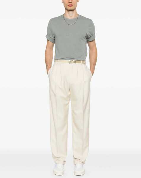 Tricouri Saint Laurent T-shirt GRIS VERT BLANCHI Barbati (BM 17926867) 2