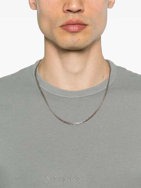 Tricouri Saint Laurent T-shirt GRIS VERT BLANCHI Barbati (BM 17926867) 4