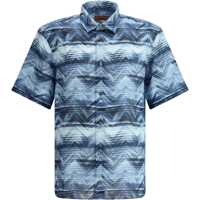 Camasi casual Short sleeve Shirt ZigZag pattern Barbati