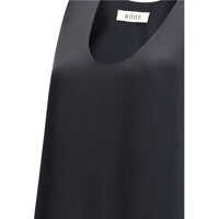 Imbracaminte ROHE Dama - Rochii ROHE Satin Long Dress BLACK Femei (BM 17926972) - B-mall.ro