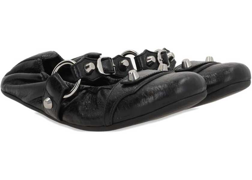 Pantofi cu toc Balenciaga City Ballerinas BLACK/SILVER Femei (BM 17927116) 2