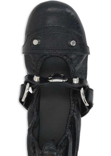 Pantofi cu toc Balenciaga City Ballerinas BLACK/SILVER Femei (BM 17927116) 4