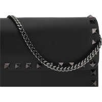 Portofele Dama - Portofele Valentino Garavani Rockstud Shoulder Bag NERO Femei (BM 17927155) - B-mall.ro