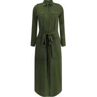 Rochii Long silk chemisier Dress Femei