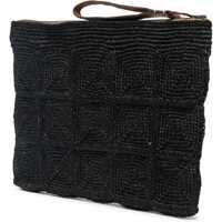 Genti IBELIV Dama - Genti de mana IBELIV Raffia Tanala Pouch BLACK Femei (BM 17927356) - B-mall.ro