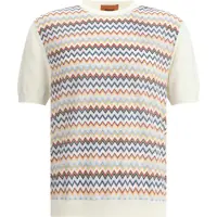 Tricouri ZigZag pattern Knit T-Shirt Barbati