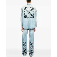 Camasi de blugi pentru Barbati - Camasi de blugi Off-White Fresco denim Shirt NAVY BLUE Barbati (BM 17927683) - B-mall.ro