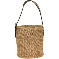 Genti de umar Raffia Lova Bucket Bag Femei