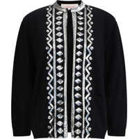 Cardigane Sequined virgin wool Cardigan Femei