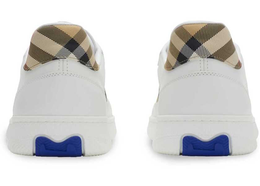 Sneakers Burberry Leather Sneakers WHITE/SAND IP CHK Barbati (BM 17928052) 2