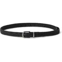 Curele Braided stretch leather Belt Femei