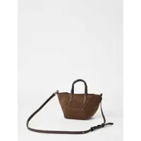 Genti de umar Brunello Cucinelli Dama - Genti de umar Brunello Cucinelli Suede Shoulder Bag TORBA Femei (BM 17928079) - B-mall.ro