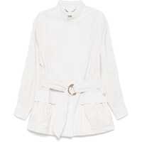 Jachete Striped Shirt Jacket Femei