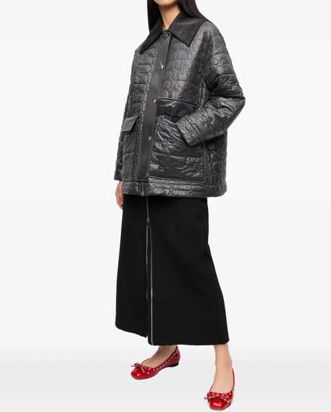 Geci de iarna Ganni Glossy finish Down Jacket PHANTOM Femei (BM 17928358) 2