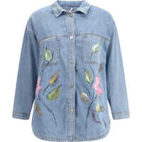 Camasi de blugi Denim Shirt Jacket Femei