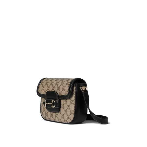 Genti de mana Gucci Gucci Horsebit 1955 Soft Small Shoulder Bag Beige Femei (BM 17929728) 2