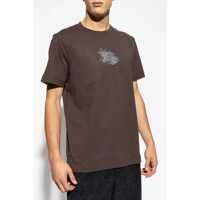 Tricouri Burberry pentru Barbati - Tricouri Burberry Burberry Cotton Logo T-Shirt Brown Barbati (BM 17929773) - B-mall.ro