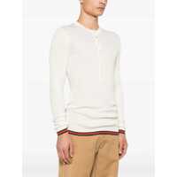 Tricouri Gucci pentru Barbati - Tricouri Gucci Gucci Ribbed-Knit Silk T-Shirt White Barbati (BM 17929779) - B-mall.ro