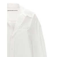 Camasi Alexander Wang Oversized Shirt W/ Graphic Embroidery Clothing Femei