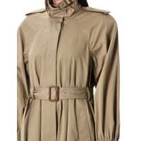 Paltoane Chloe Dama - Paltoane Chloe Chlo High-Neck Long Trench Coat SOFTEN BROWN Femei (BM 17930748) - B-mall.ro